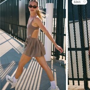 Free people so simple mini dress.  Extra small in the color pumice.